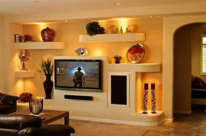 ديكورات وجهات تلفزيون tv اكثر من 10 صور من اجمل التصاميم شركة ارابيسك