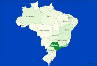 A imagem de fundo azul claro e no centro se encontra o mapa politico do Brasil com o nome dos Estados da Federação.Tradicionalmente quando o novo governo toma posse é justo se esperar no mínimo cem dias para se fazer uma avaliação dos primeiros tempos de governo, e vislumbrar o futuro da administração.