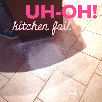 Kitchen Fail - Gluten Free Flour All Over the Kitchen!