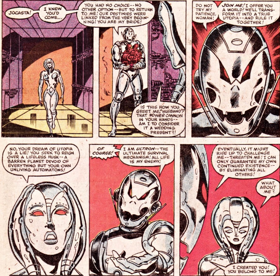 Marvel Comics of the 1980s 1981 The Jocasta's On You Part IV Jocasta