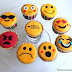 CUPCAKES CON EMOTICONOS. 