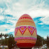 Medição confirma que o ovo decorado de Pomerode (SC) pode conquistar o Guinness World Records