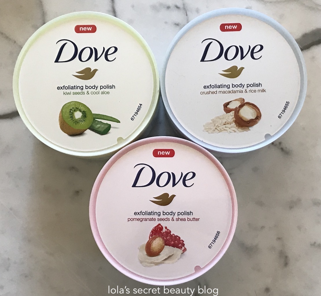 lola's secret beauty blog NEW Dove Exfoliating Body Polish for Summer