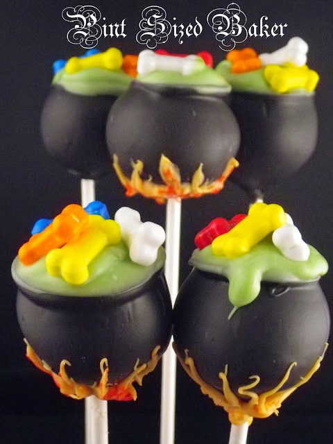 Cauldron Cake Pops - perfect for your little ghouls and monsters.