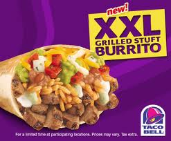 Burrito Quest: Taco Bell - XXXL Grilled Stuft Burrito: Steak