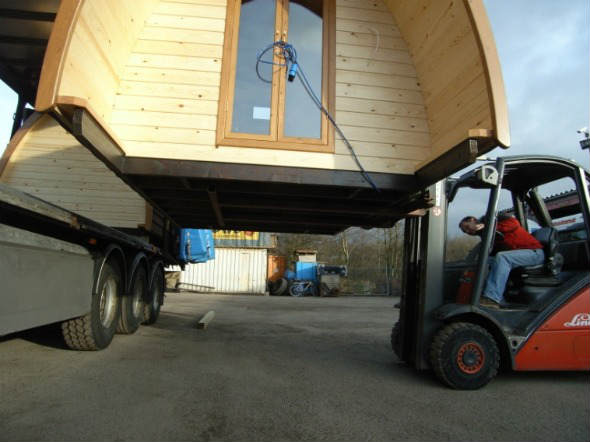 Il Pod non necessita fondazioni Casa prefabbricate in legno senza fondazioni