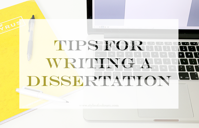 Tips for writing a thesis or dissertation, things that helped me survive the struggle of writing a dissertation while working a full time job