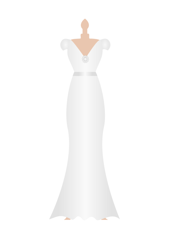 vestido de novia con cinturón