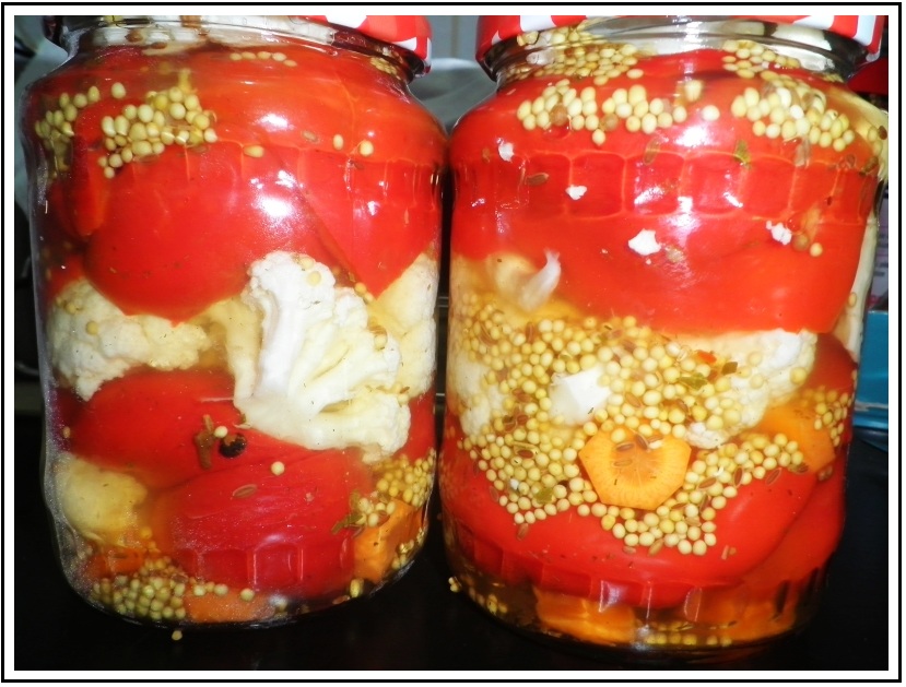Easy vegan Gogosari murati ( fara fierbere) / Pickled ruffled pepper