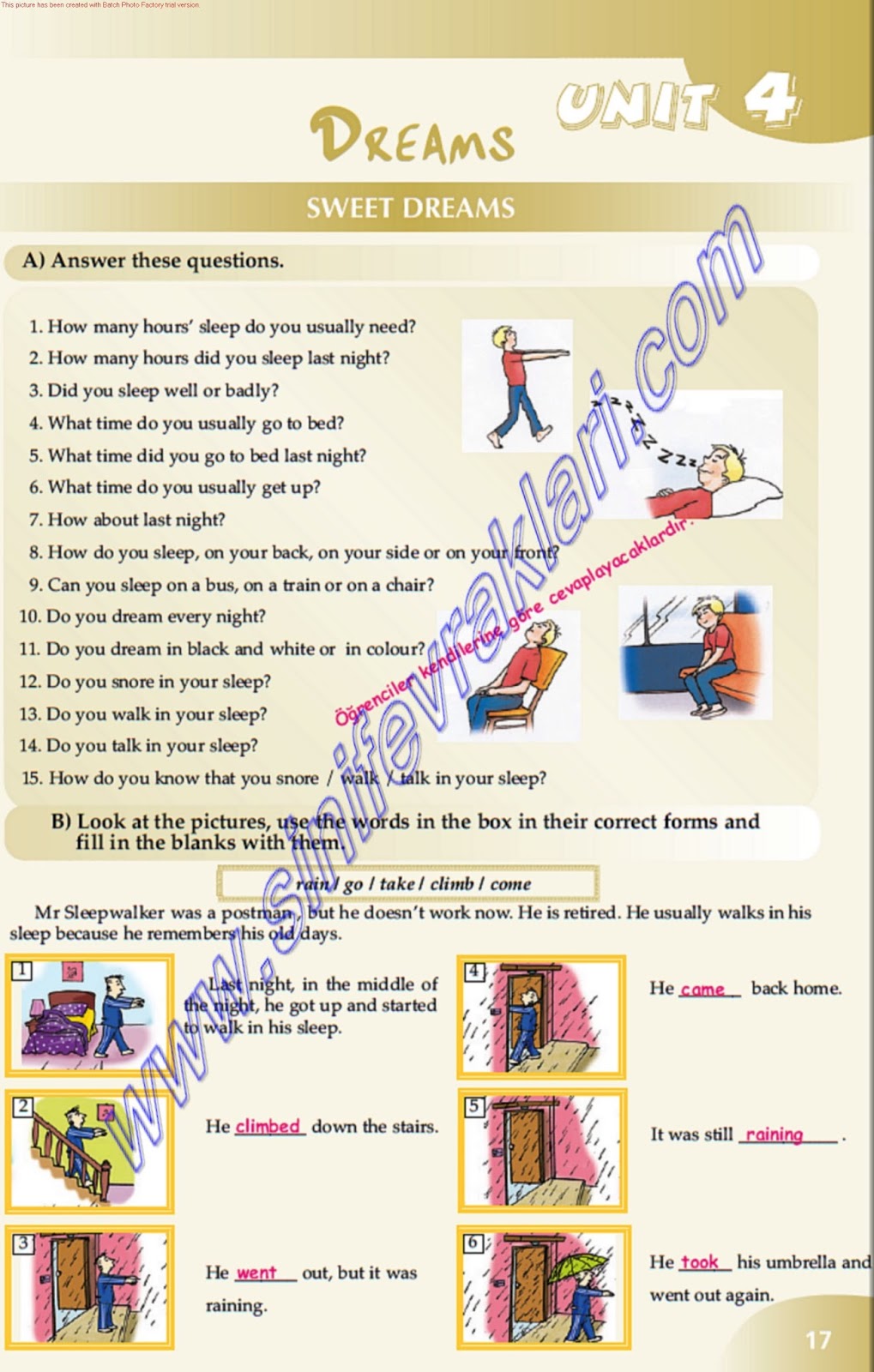 8. SINIF İNGİLİZCE DERSİ PASİFİK YAYINLARI ÖĞRENCİ ÇALIŞMA KİTABI
