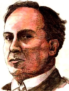 Antonio Machado Imagen de Antonio Machado a color para niños