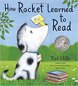 Rocket learns to read, just like our students.