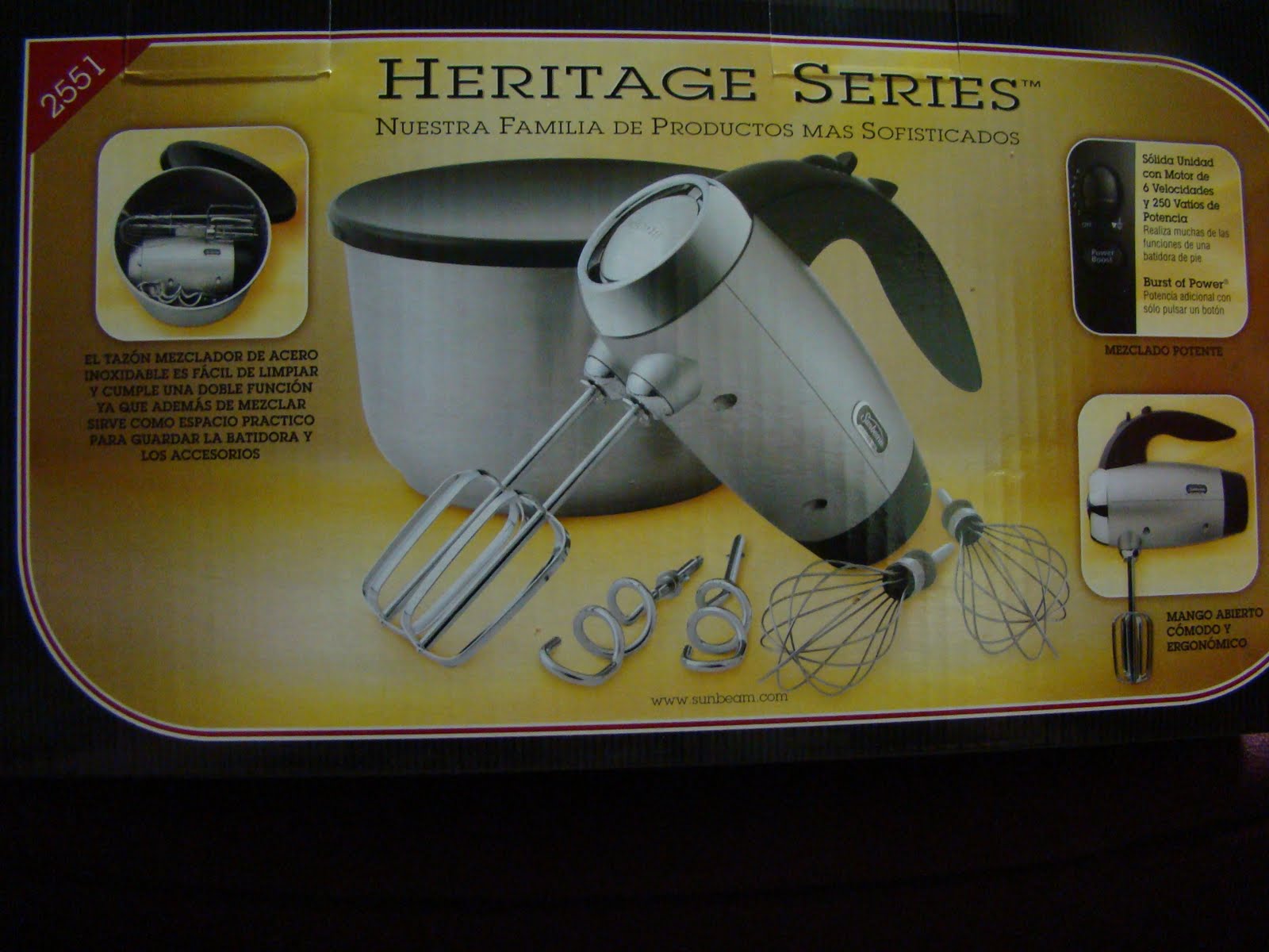 Sunbeam Hand Mixer Heritage Series Model 2551 Review