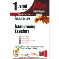 Yargı Açıköğretim 1.Sınıf 1.Yarıyıl İslam İnanç Esasları Kod:1122 Yargı Açıköğretim 1.Sınıf 1.Yarıyıl İslam İnanç Esasları Kod:1122