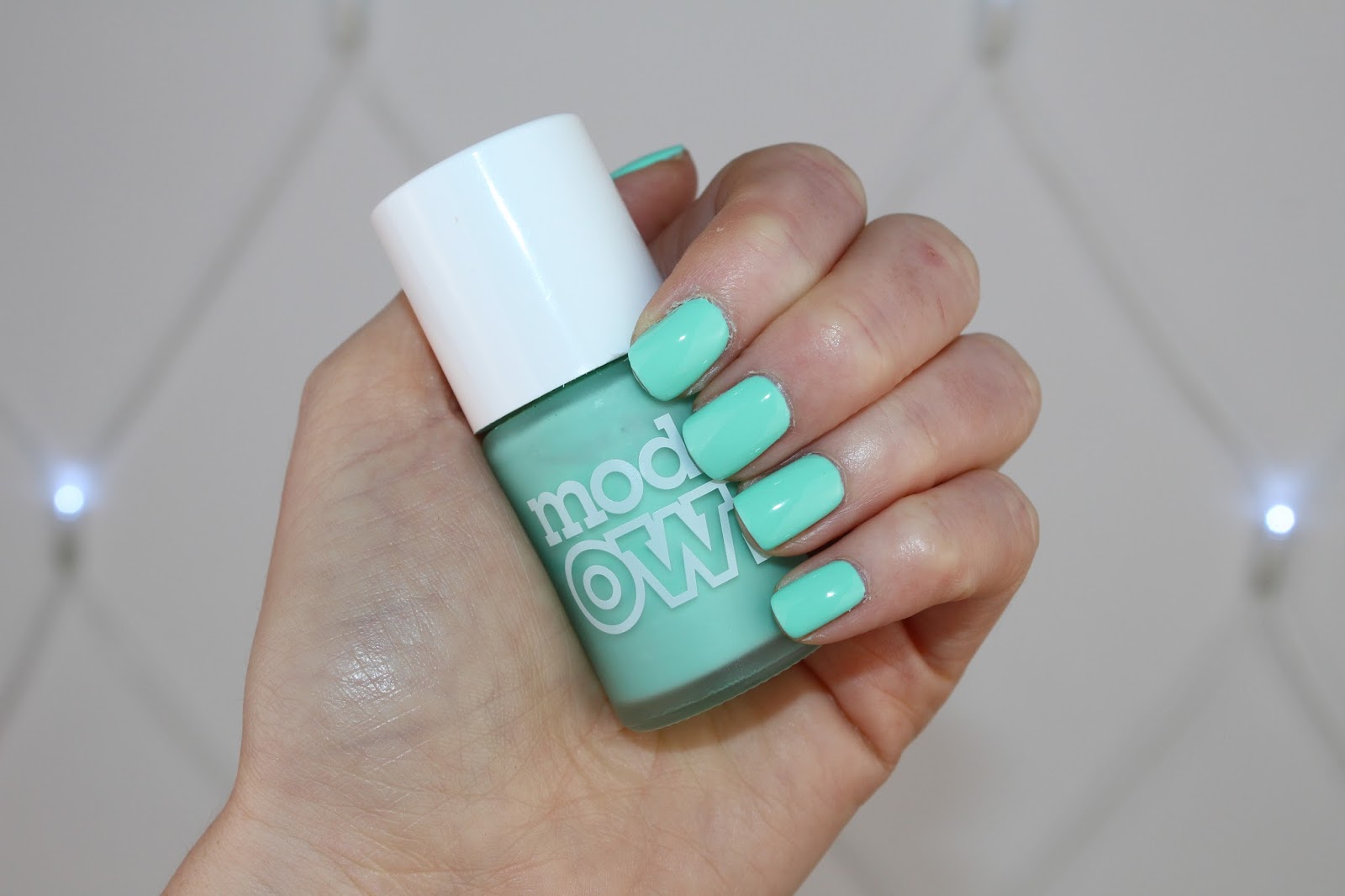 10. Mint Green and Geometric Nail Design - wide 8