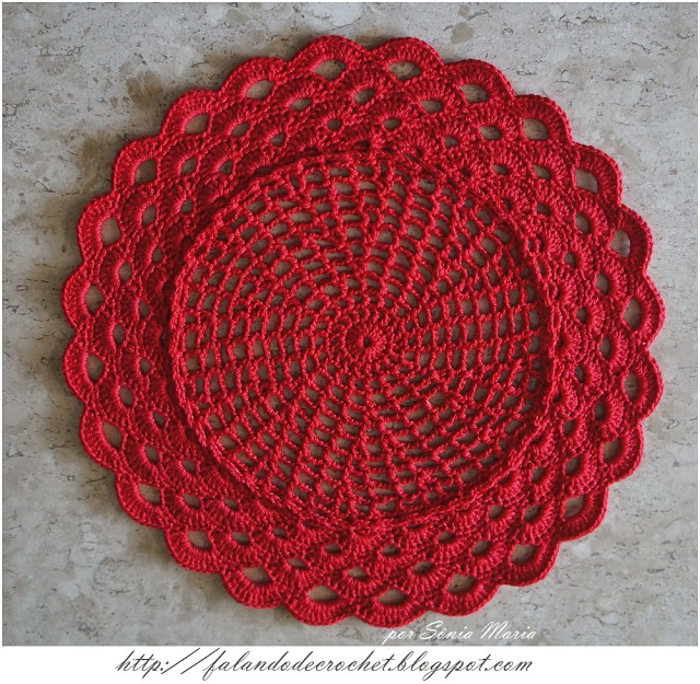 ergahandmade Crochet Placemats + Diagrams