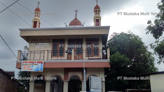 Kubah Masjid Dekoratif Warna - Copyright : PT Mustaka Multi Tehnik