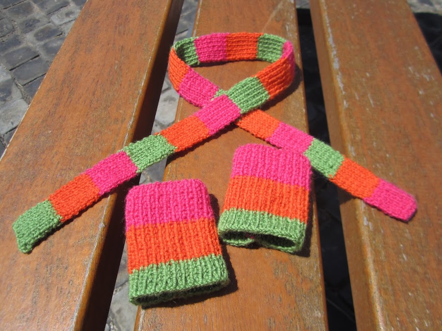 mis nancys, mis peques y yo, bufanda calentadores tricolor nancy 