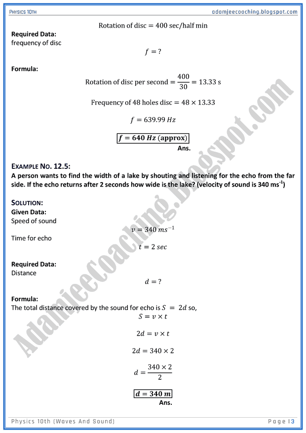 adamjee-coaching-waves-and-sound-solved-numericals-physics-10th