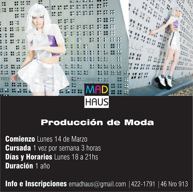 MADHAUS: Carrera Curso Produccion de Moda | La Plata | Madhaus | Marzo 2016