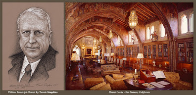 William Randolph Hearst. 1863-1951. Hearst Castle. San Simeon, California. by Travis Simpkins