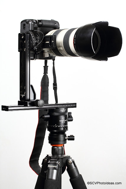SCV Heavy Duty HDR Multi-Row Panorama Head with Canon tele lens