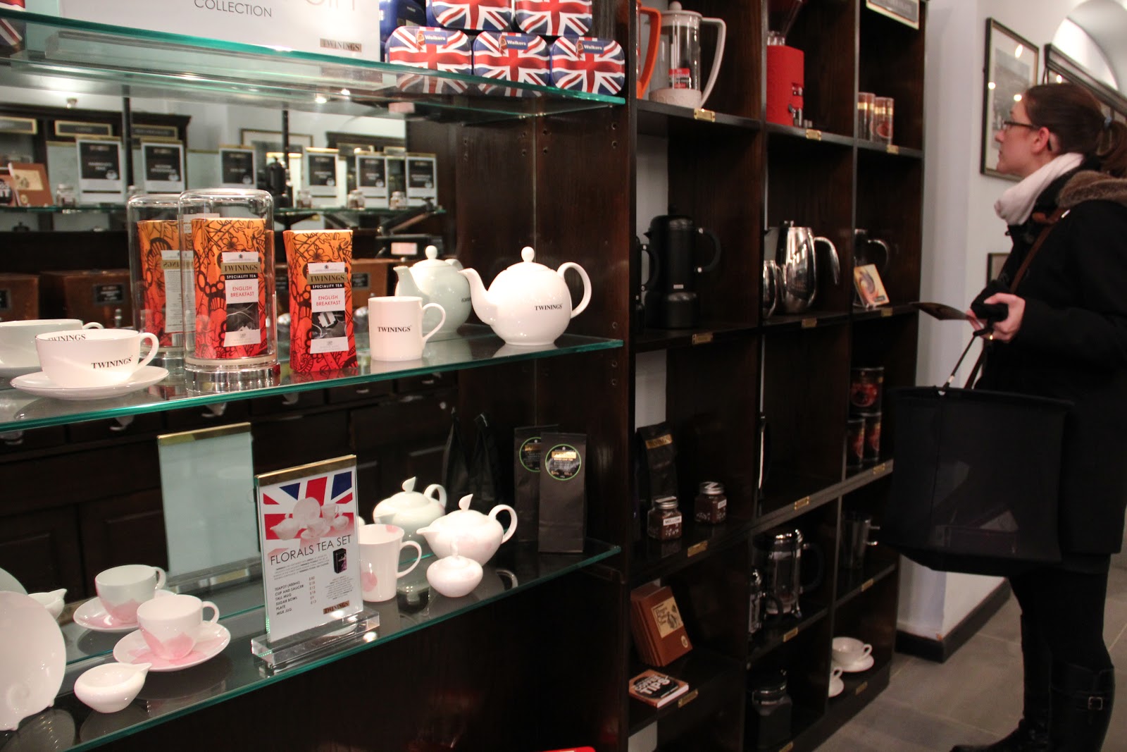 Food Continent "Tea Town" Twinings Tea Shop The Strand London