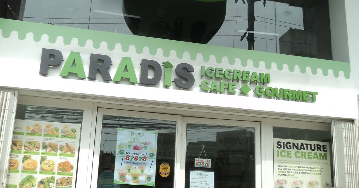 Paradis Natural Ice Cream Cafe and Gourmet at Tomas Morato (Closed