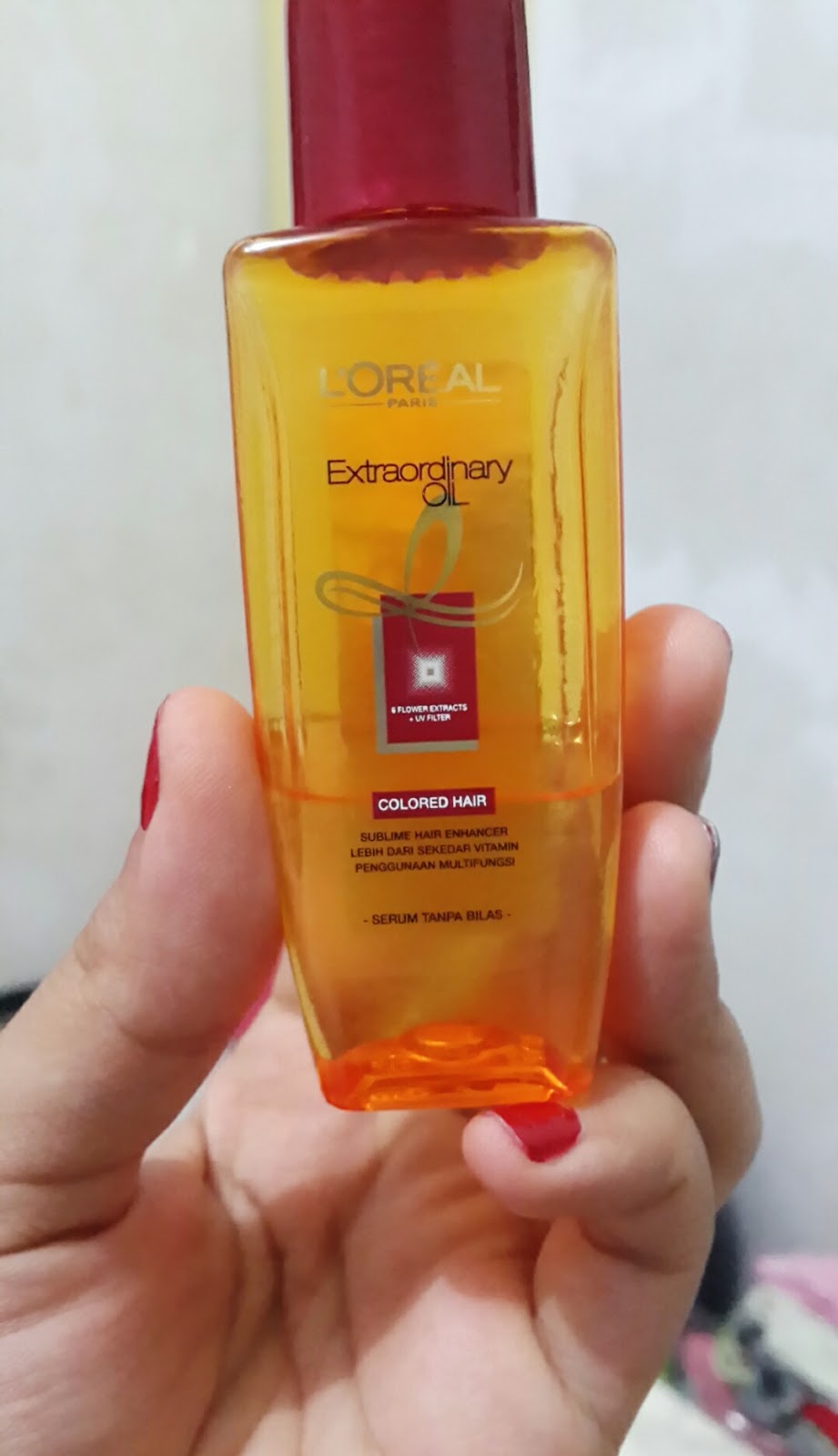 SHARING & REVIEW] L'OREAL EXTRAORDINARY OIL FOR COLORED HAIR