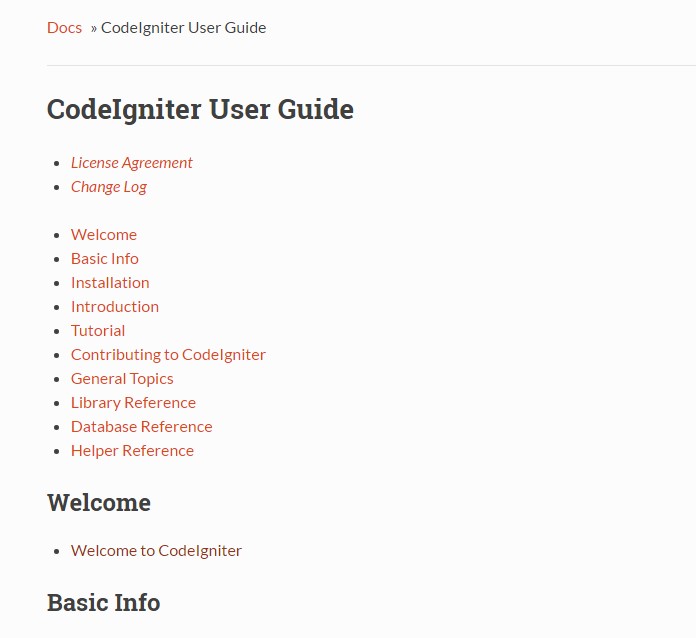 Download Offline Documentation Download Codeigniter3 Offline Documetation