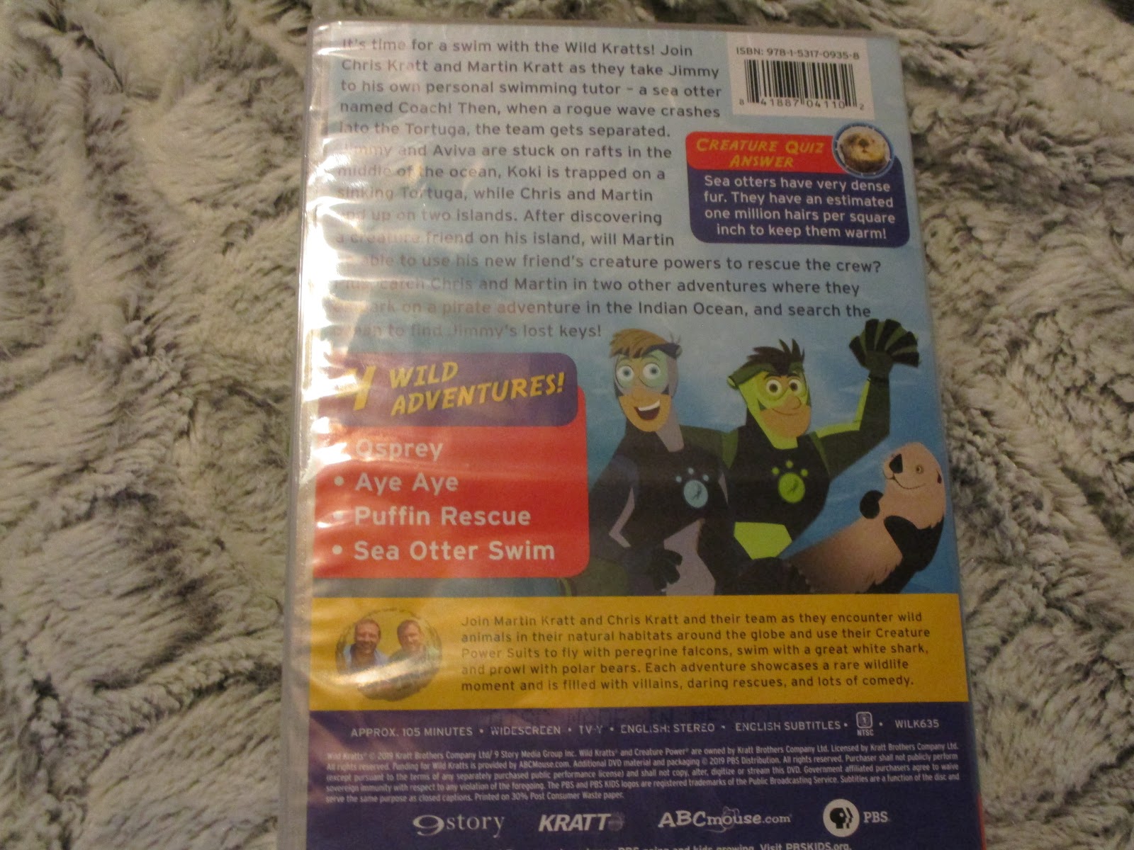 Missy's Product Reviews : Wild Kratts The Briny Blue Sea