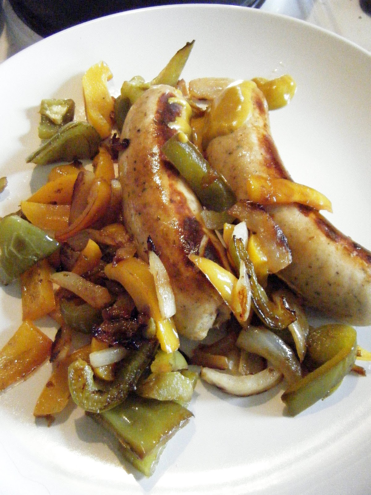 Thomas Yaeger's Transcendental Kitchen Bratwurst, Onion & Peppers