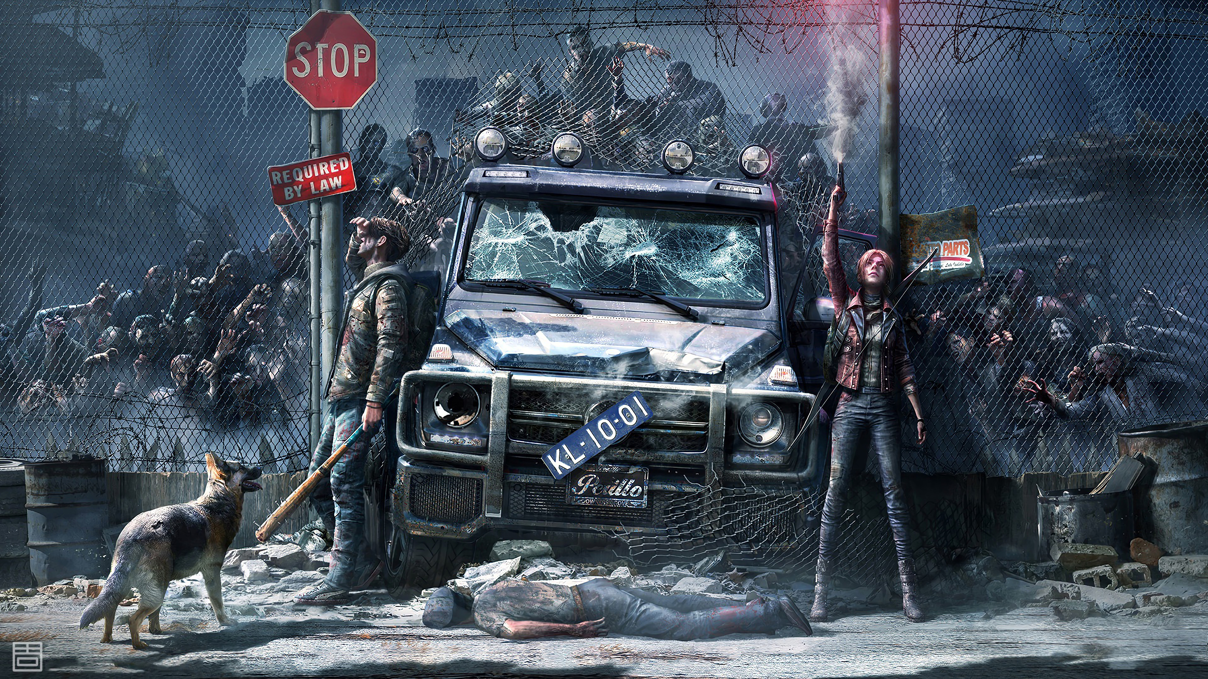Zombies, Apocalypse, Survivor, 4K, 3840x2160, #53 Wallpaper