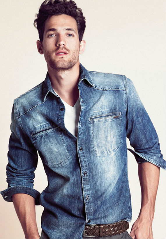 Camisa Jeans Azul Médio - cea