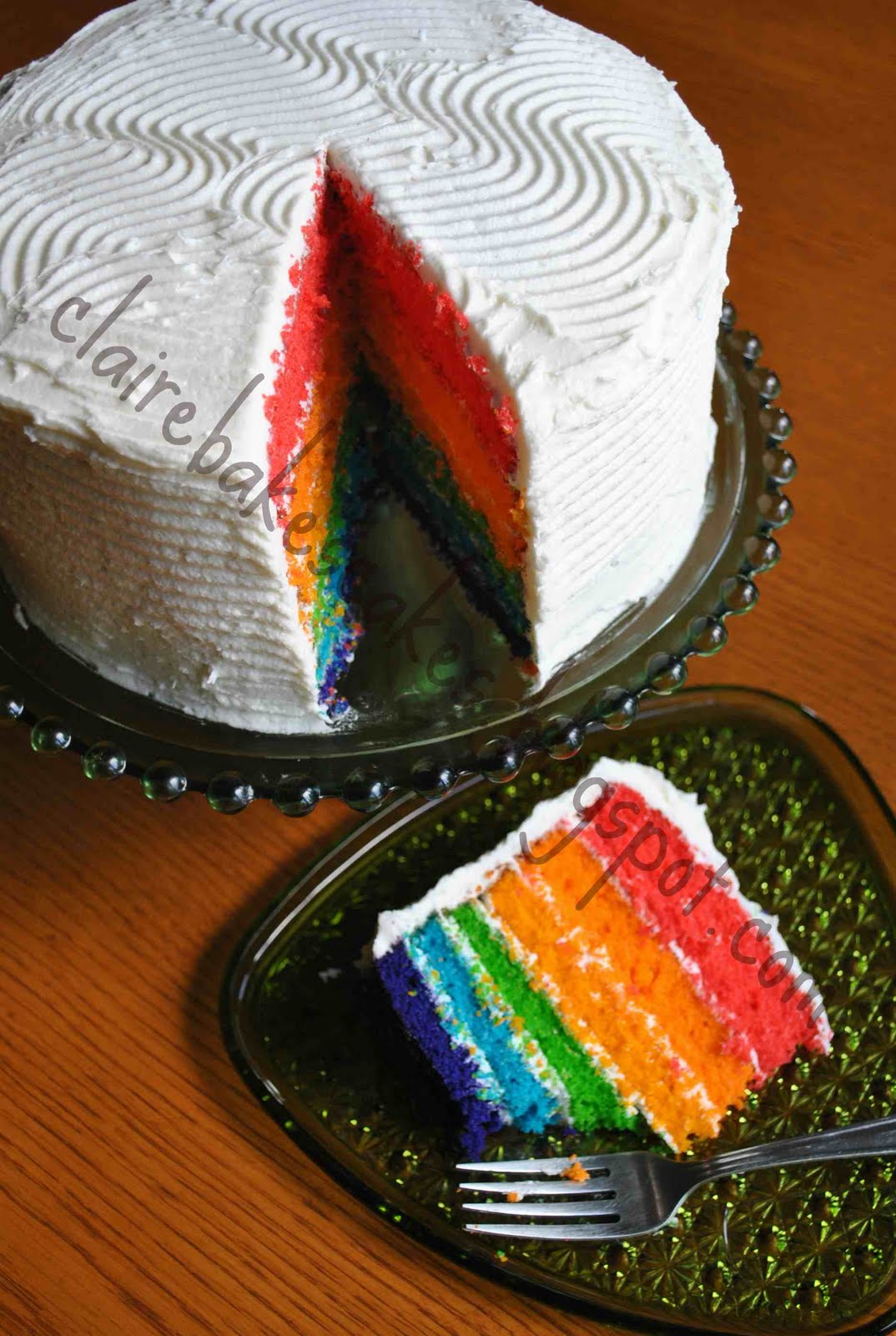 My Life as a MOM OH so colorful Rainbow Cake RECIPE
