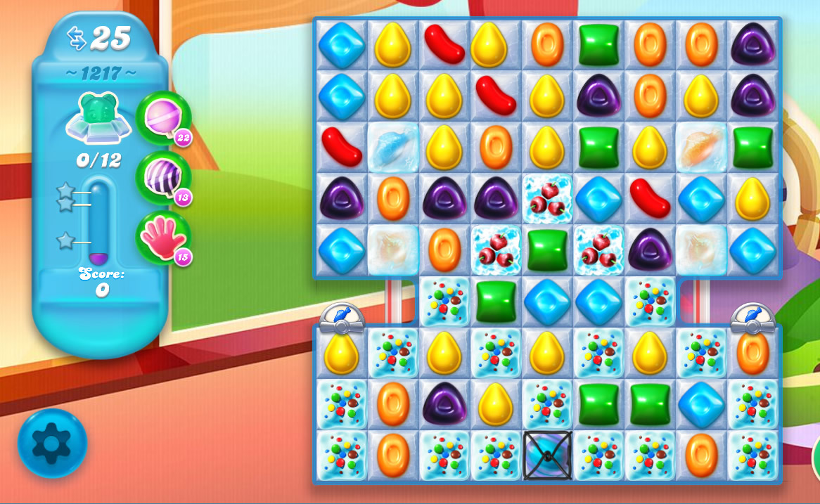 Candy Crush Soda Saga level 1217 Candy Crush Soda Saga level 1217