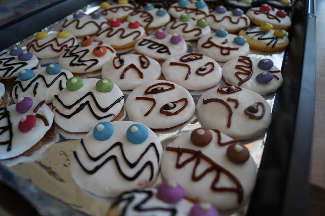 halloween geister kekse