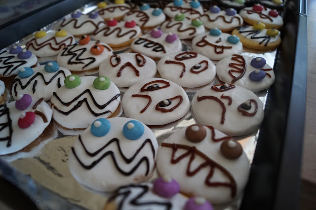 halloween geister kekse