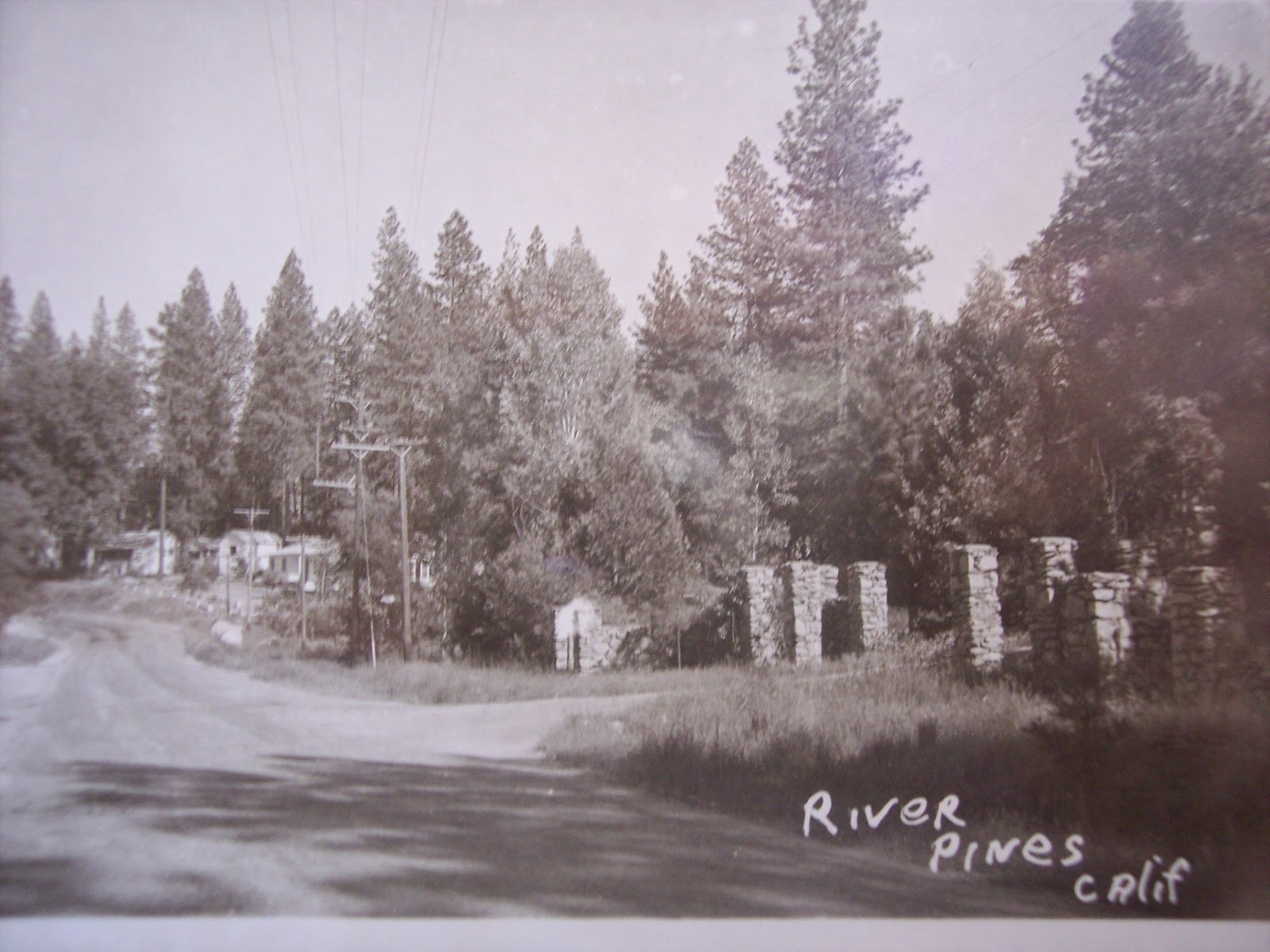 gold country girls River Pines and Cosumnes River, Amador County Postcards
