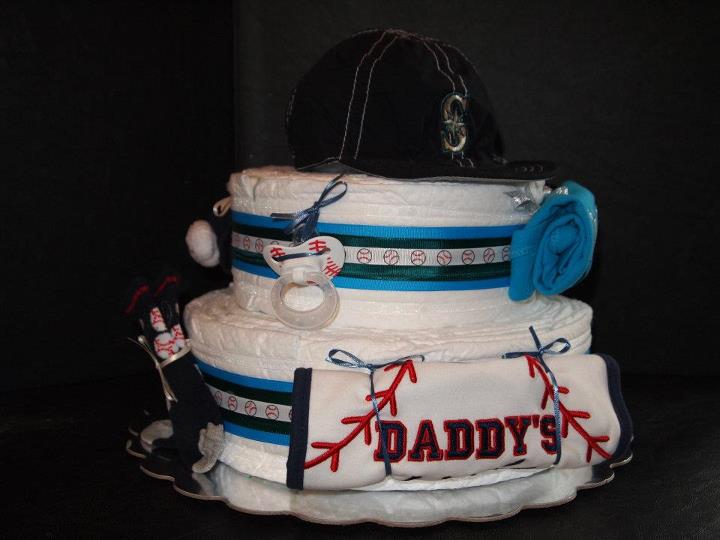 Personalized Diaper Cakes: Welcome To Seattle!
