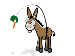 o burro e a cenoura