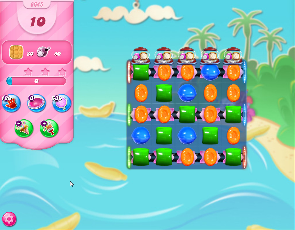 Candy Crush Saga level 3645 Candy Crush Saga level 3645
