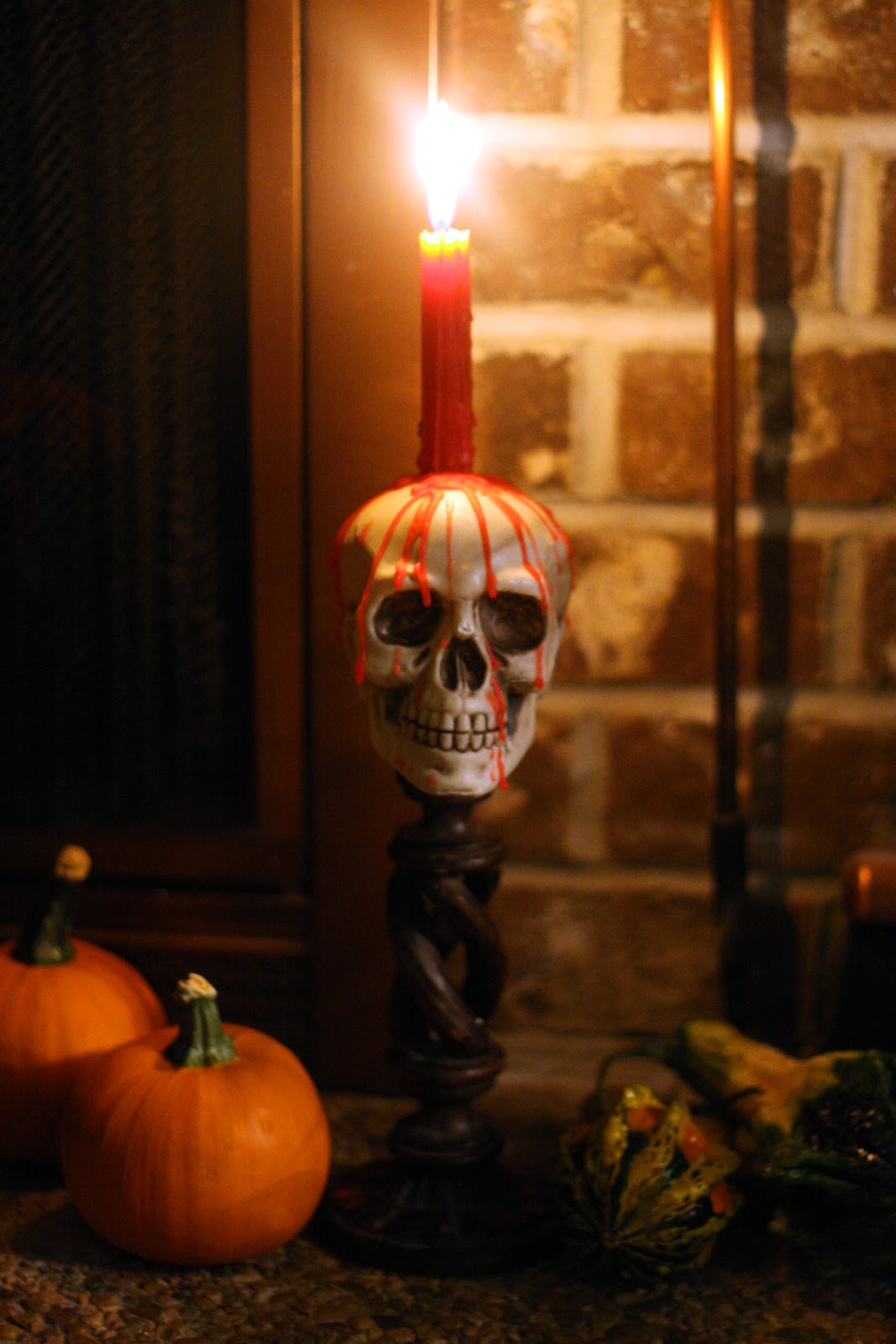 Family Strong Skull Candle