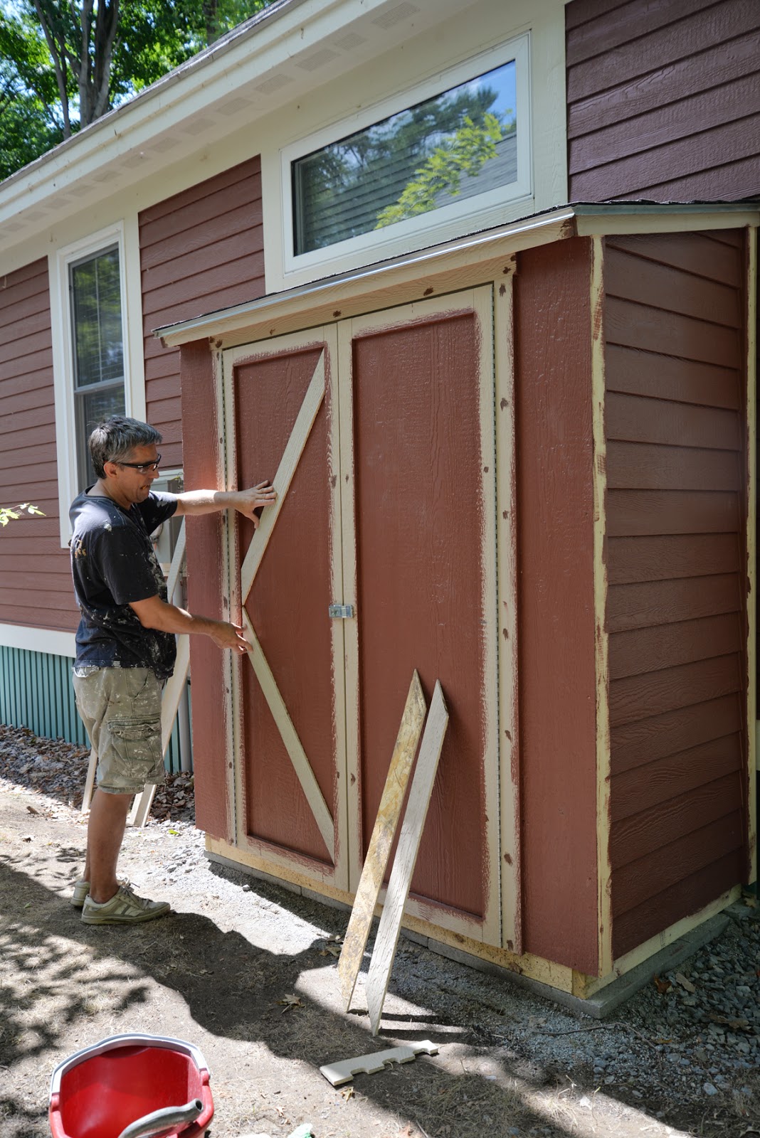 Building A Storage Shed - Part I: Shed Assembly - Rambling Renovators