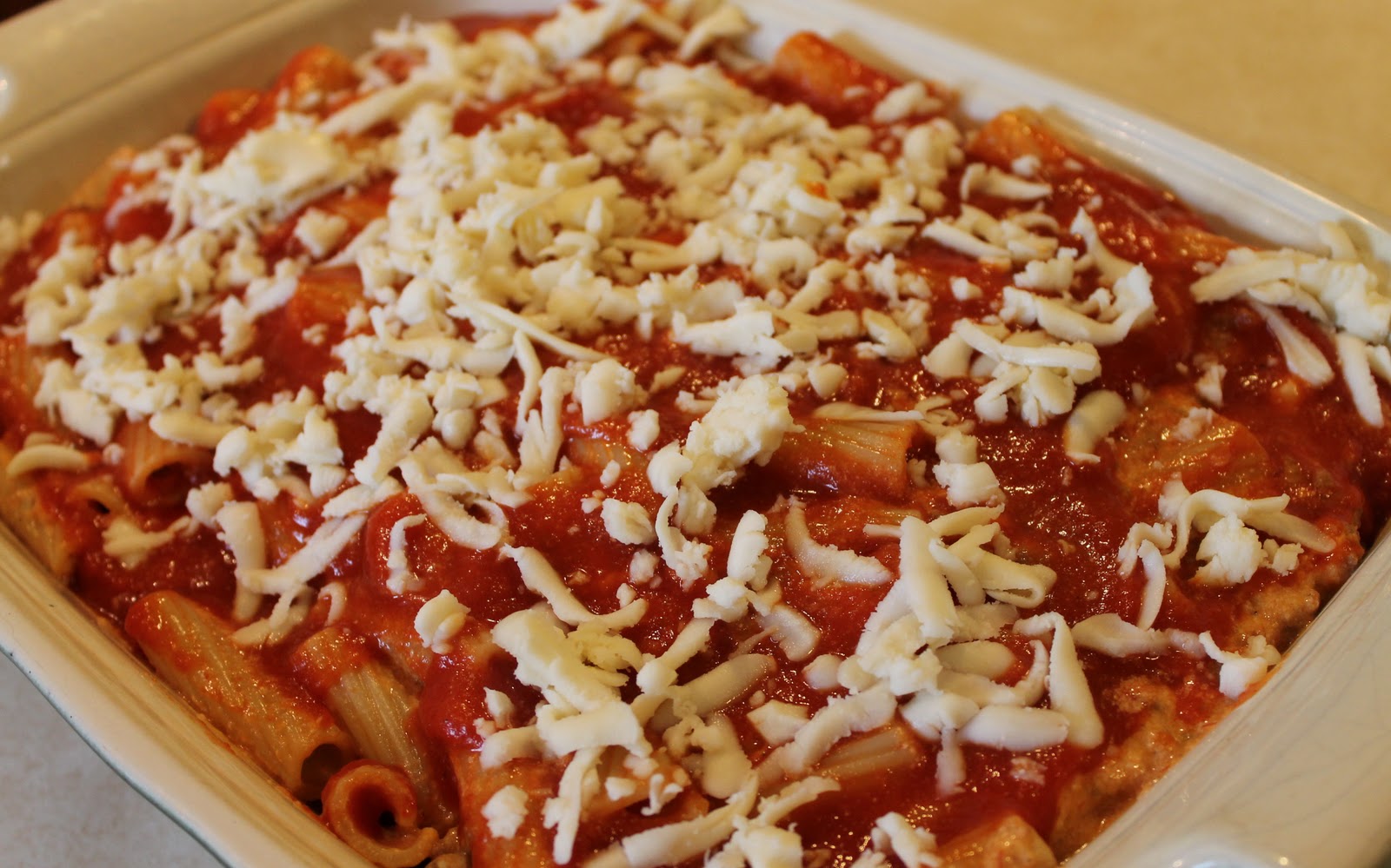 Quick DinnerZiti Bake