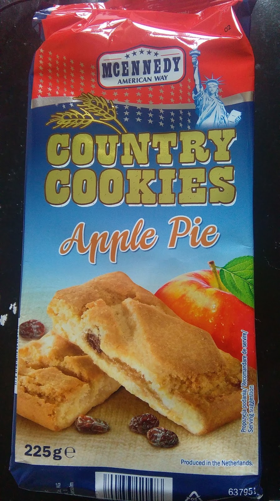 SMACZNE I WEGAŃSKIE CIASTKA COUNTRY COOKIES APPLE PIE Mcennedy