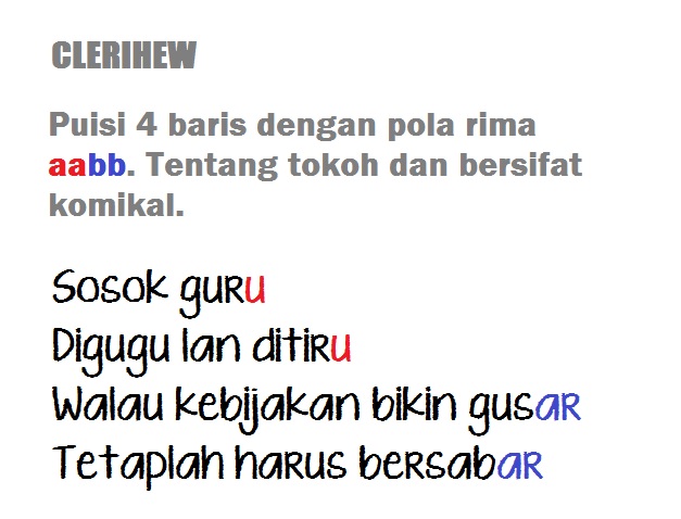 Puisi Dengan Rima A A B B Kt Puisi