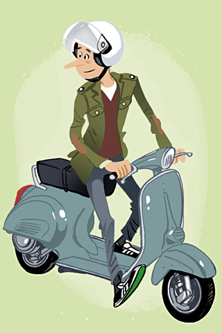 WALPAPER VESPA UNTUK SMART PHONE ANDROID DAN IPHONE  SUPER 