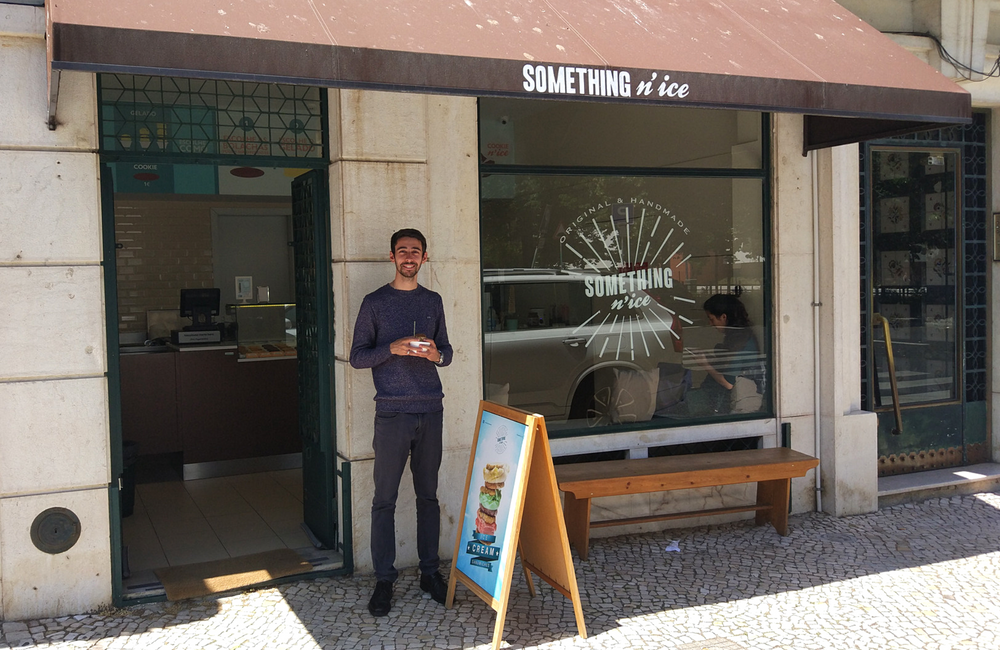 something n'ice gelataria + sandes de gelado+ something n'ice + cidade universitária + alameda da universidade + lisboa + gelado artesanal + bolachas artesanais + blogue de casal português + blogue ela e ele + ele e ela + pedro e telma