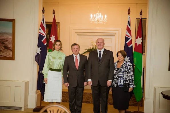 Queen Rania are on an official visit to Australia upon an invitation from Australia's Governor General Peter Cosgrove